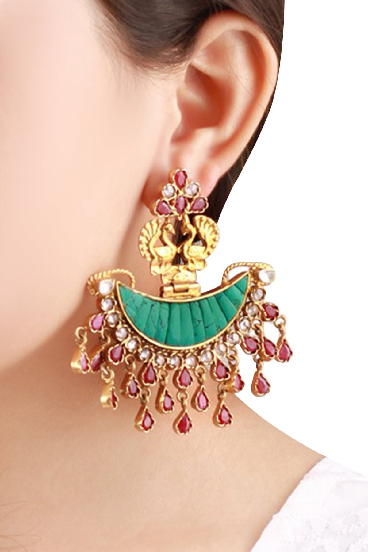 Stone Dangler Earrings 