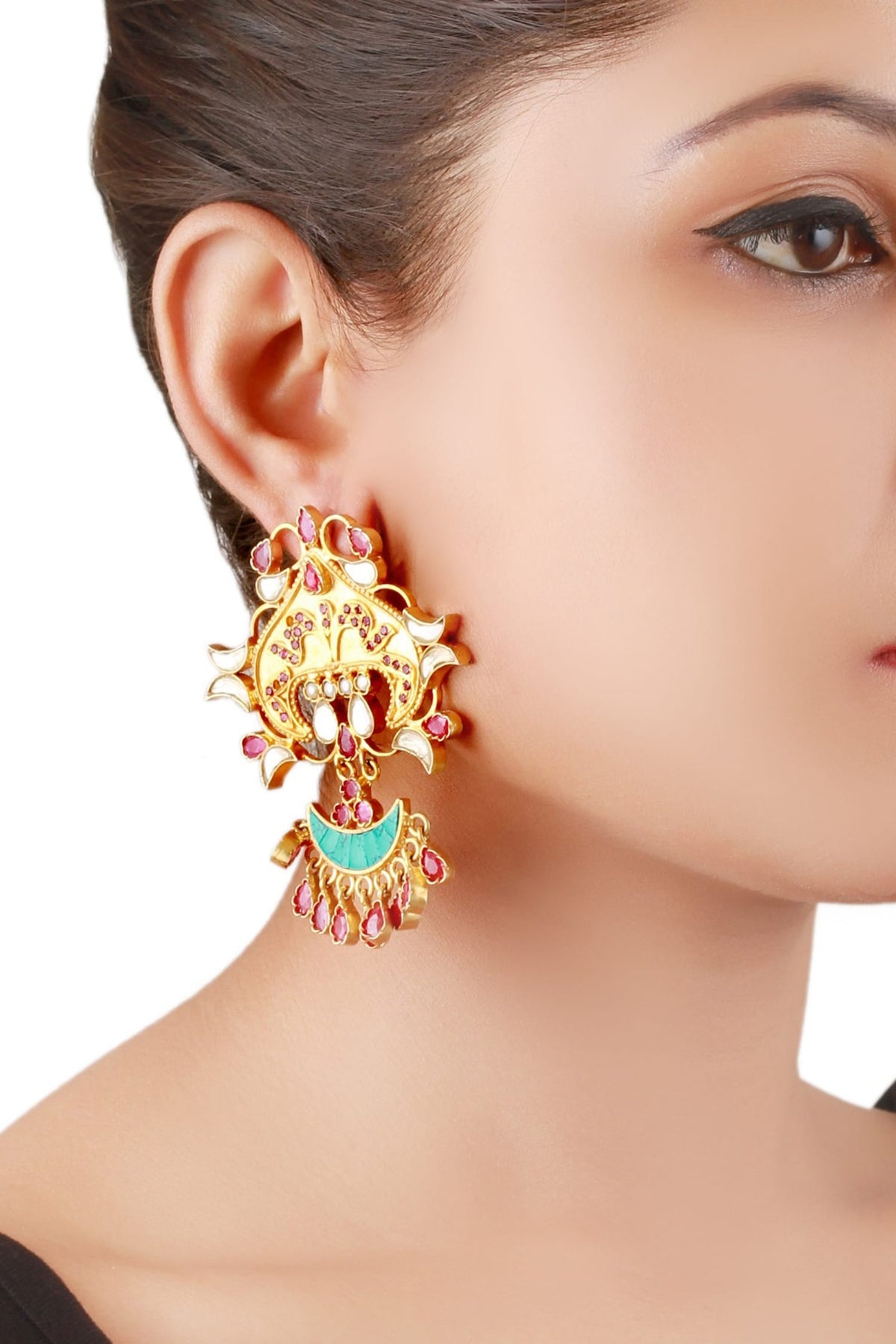 Stone Dangler Earrings 