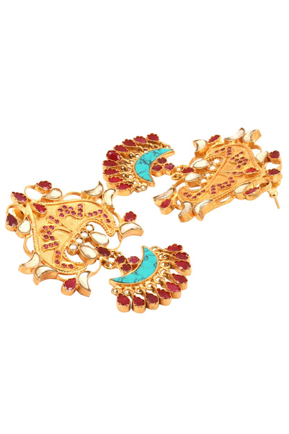 Stone Dangler Earrings 