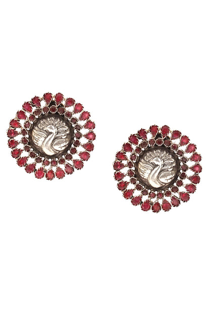 Stone Stud Earrings 