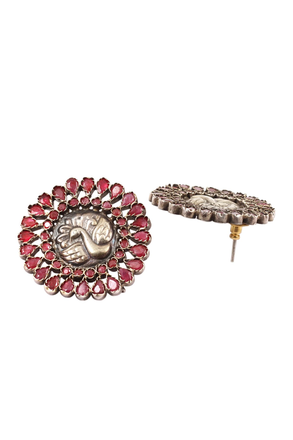 Stone Stud Earrings 