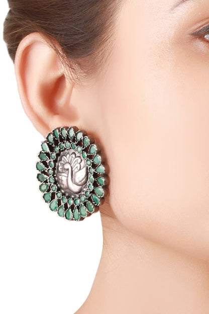 Stone Stud Earrings 