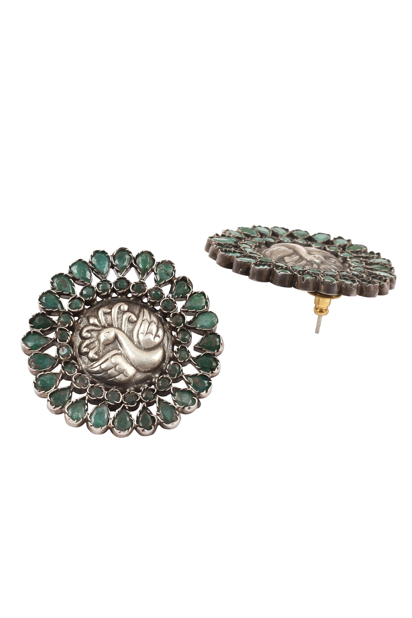 Stone Stud Earrings 