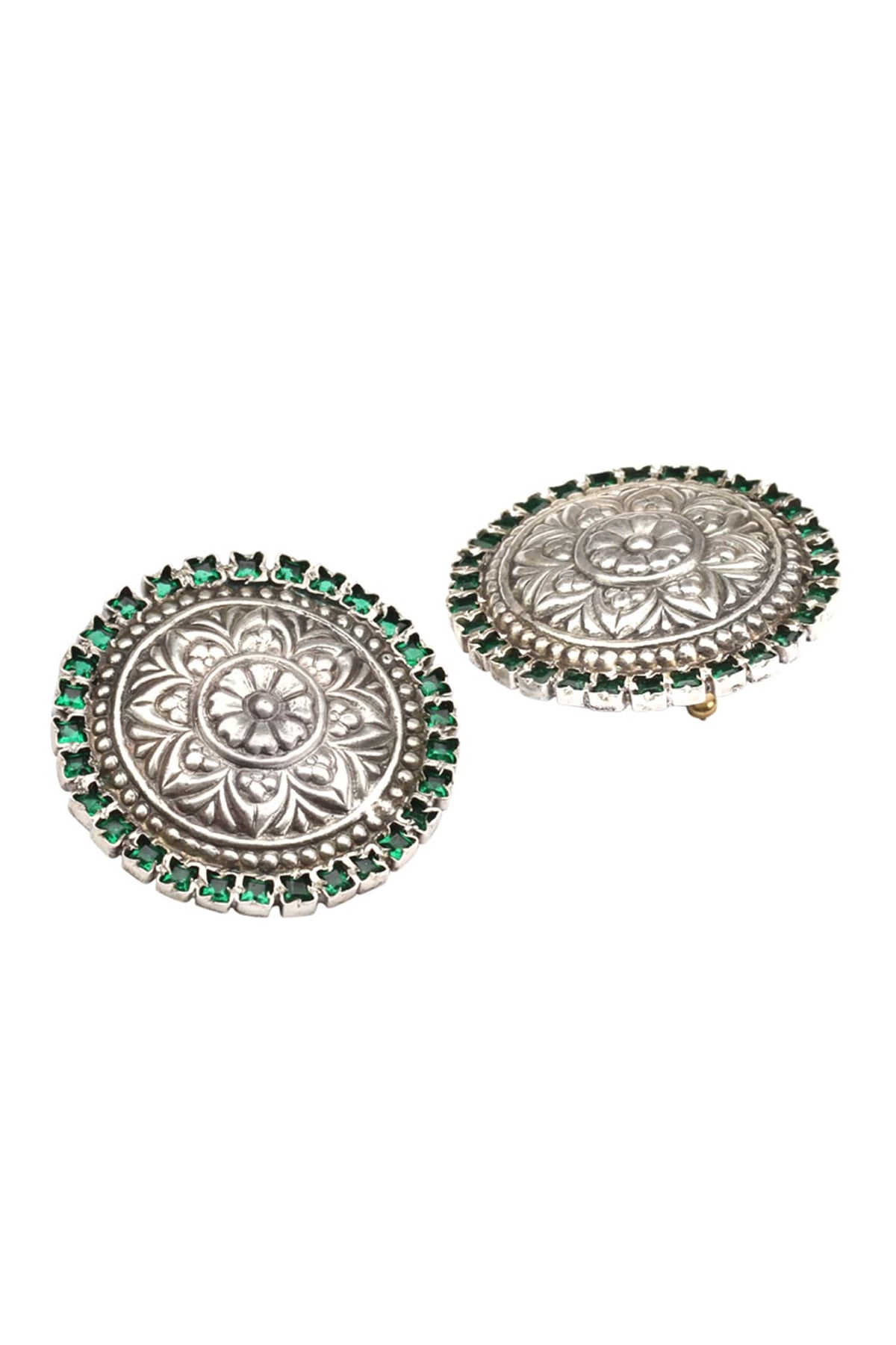 Carved Stud Earrings 
