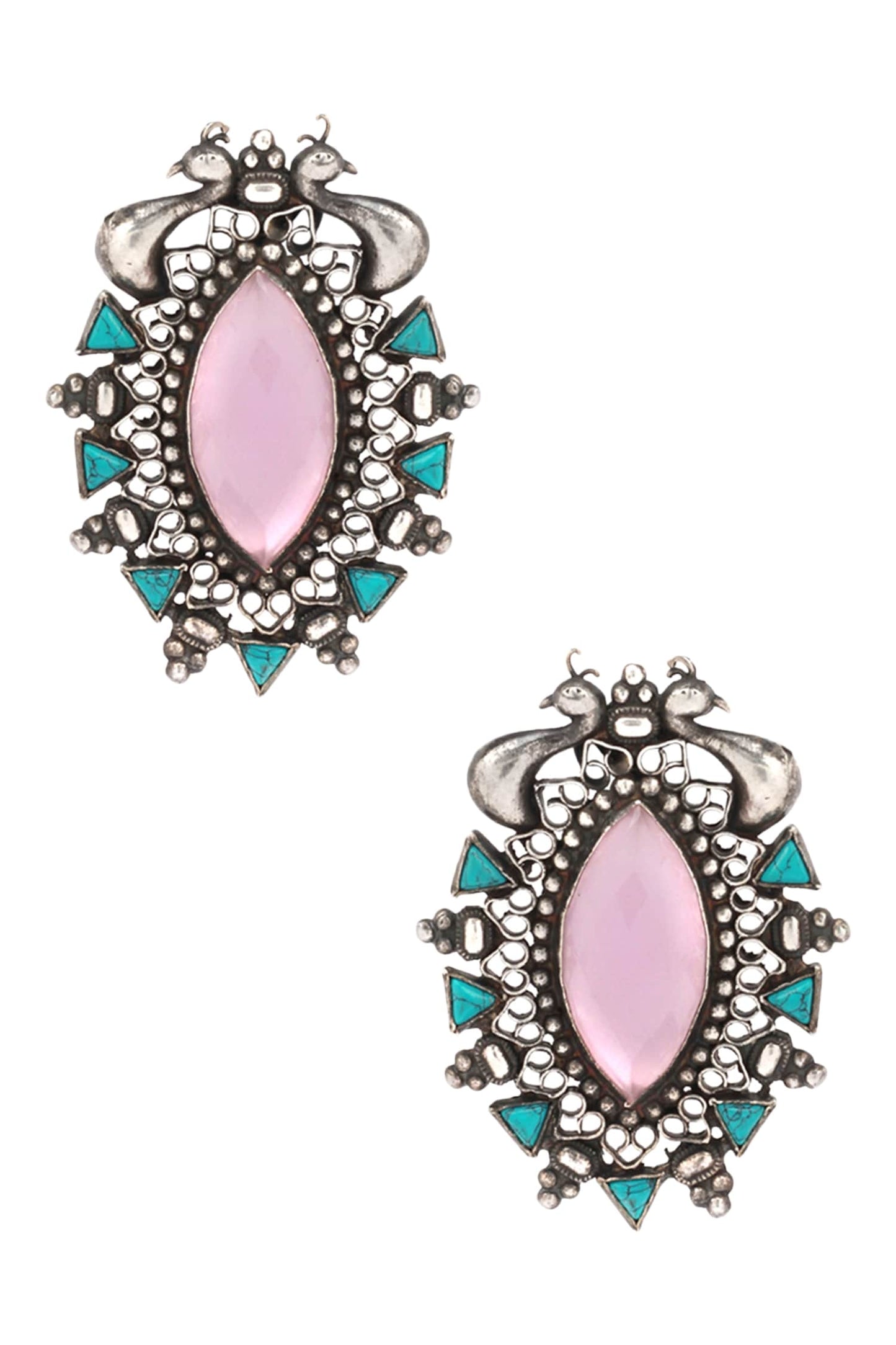 Stone Stud Earrings 