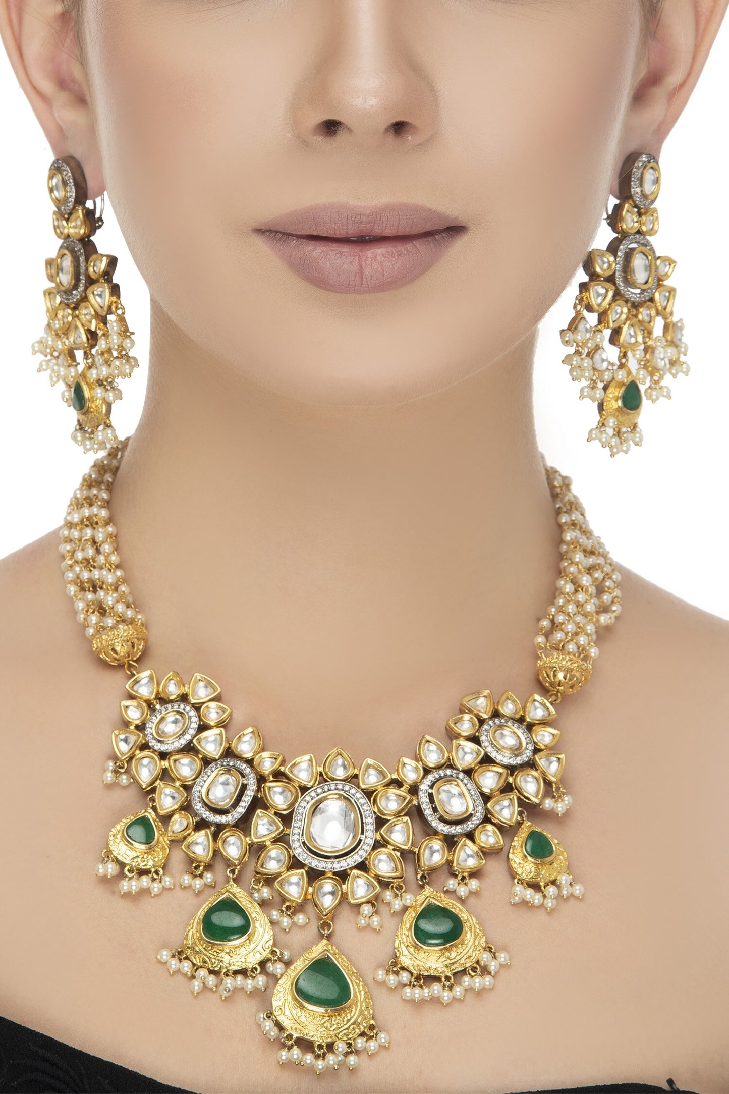 Kundan Necklace Set 