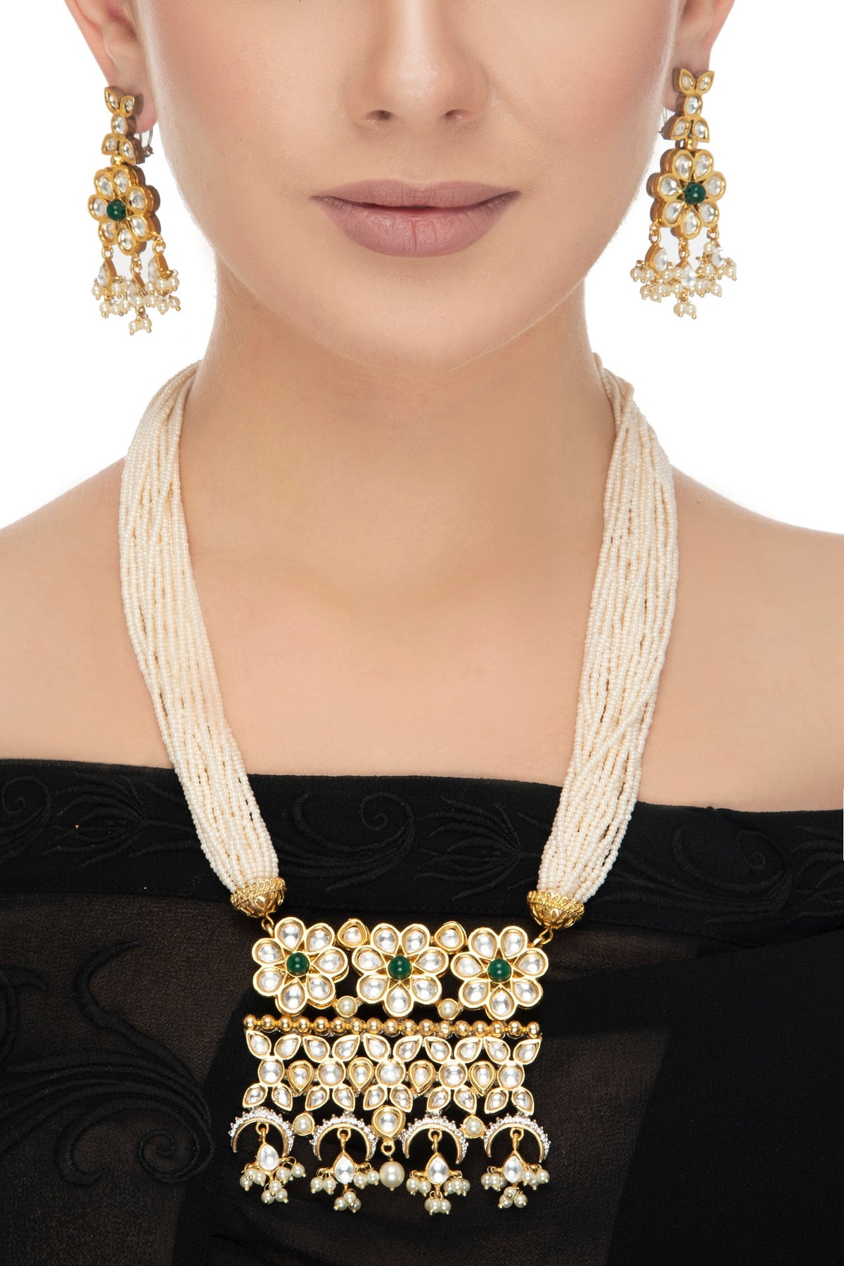 Kundan Necklace Set 