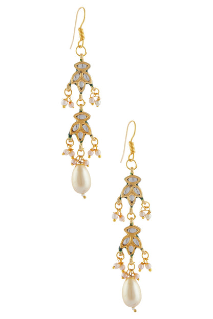 Kundan Dangler Earrings 
