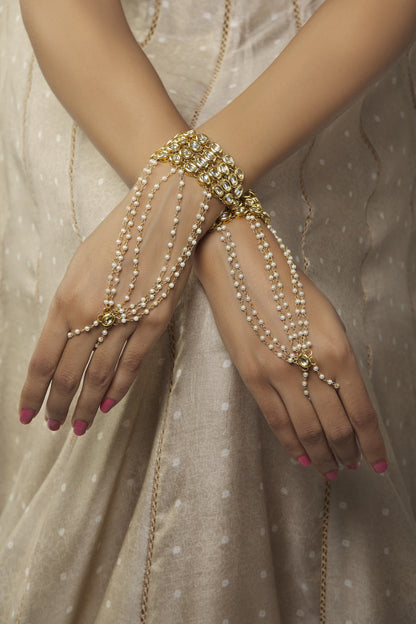 Kundan Haathphool Set 