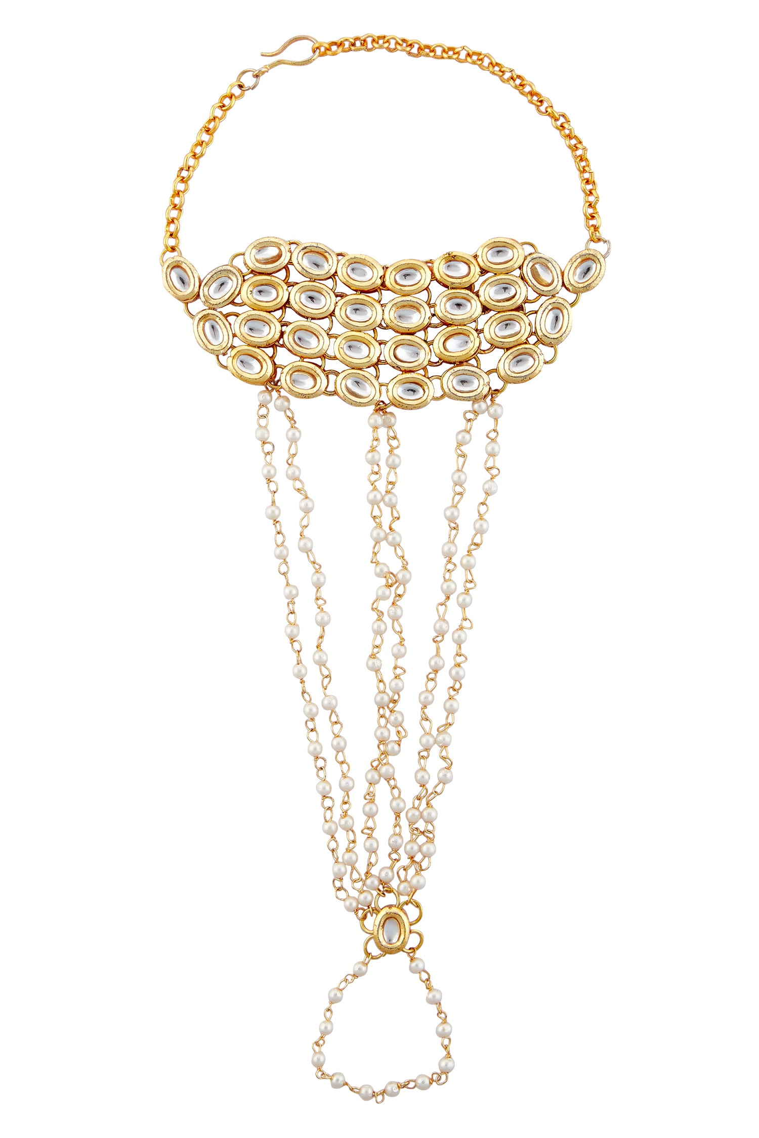 Kundan Haathphool Set 