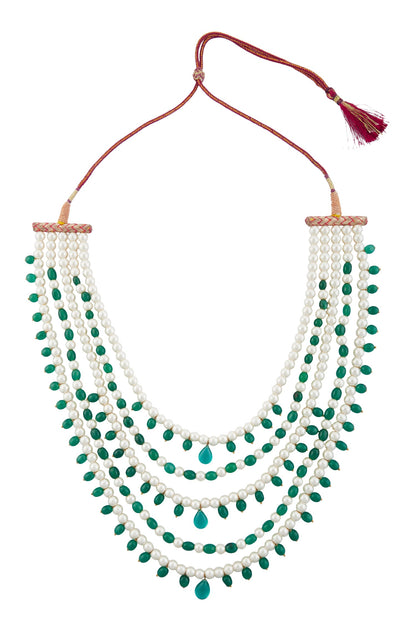 Layered Bead Necklace 