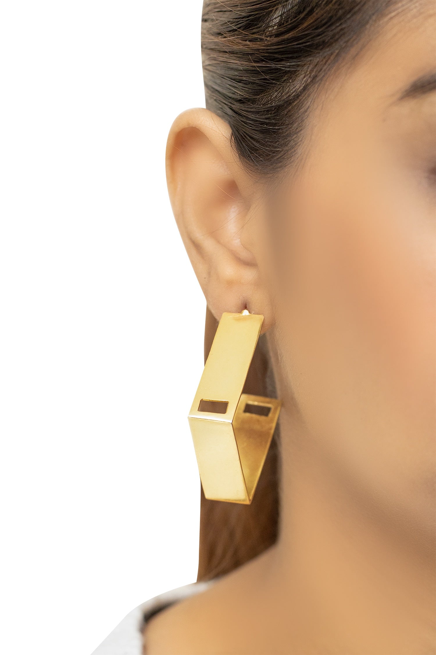 Geometric Hoop Earrings 