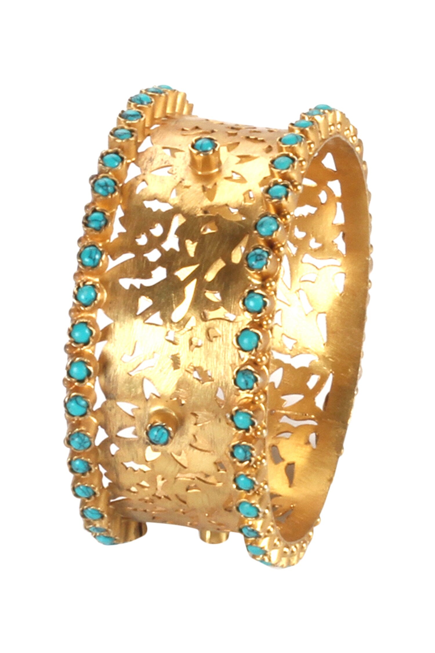Handmade Cutwork Bead Bangle 