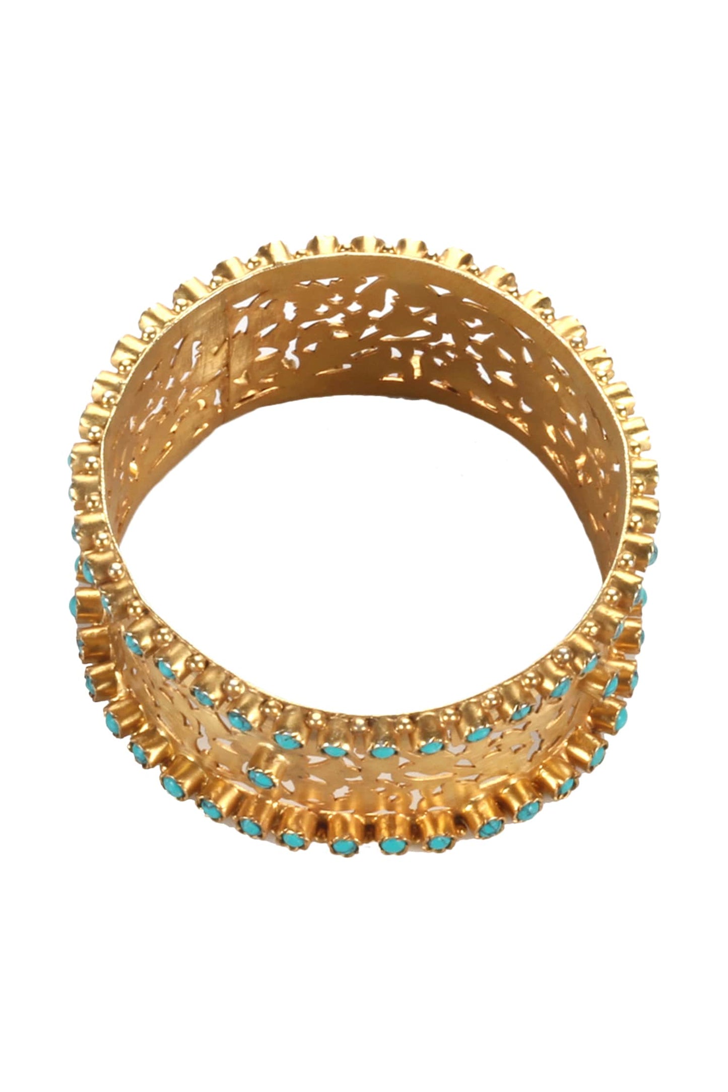 Handmade Cutwork Bead Bangle 