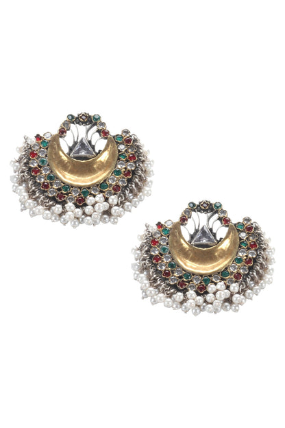 Kundan Bead Drop Studs 