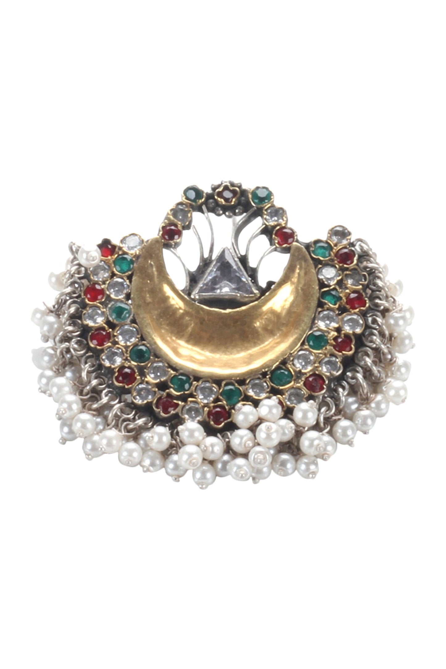 Kundan Bead Drop Studs 