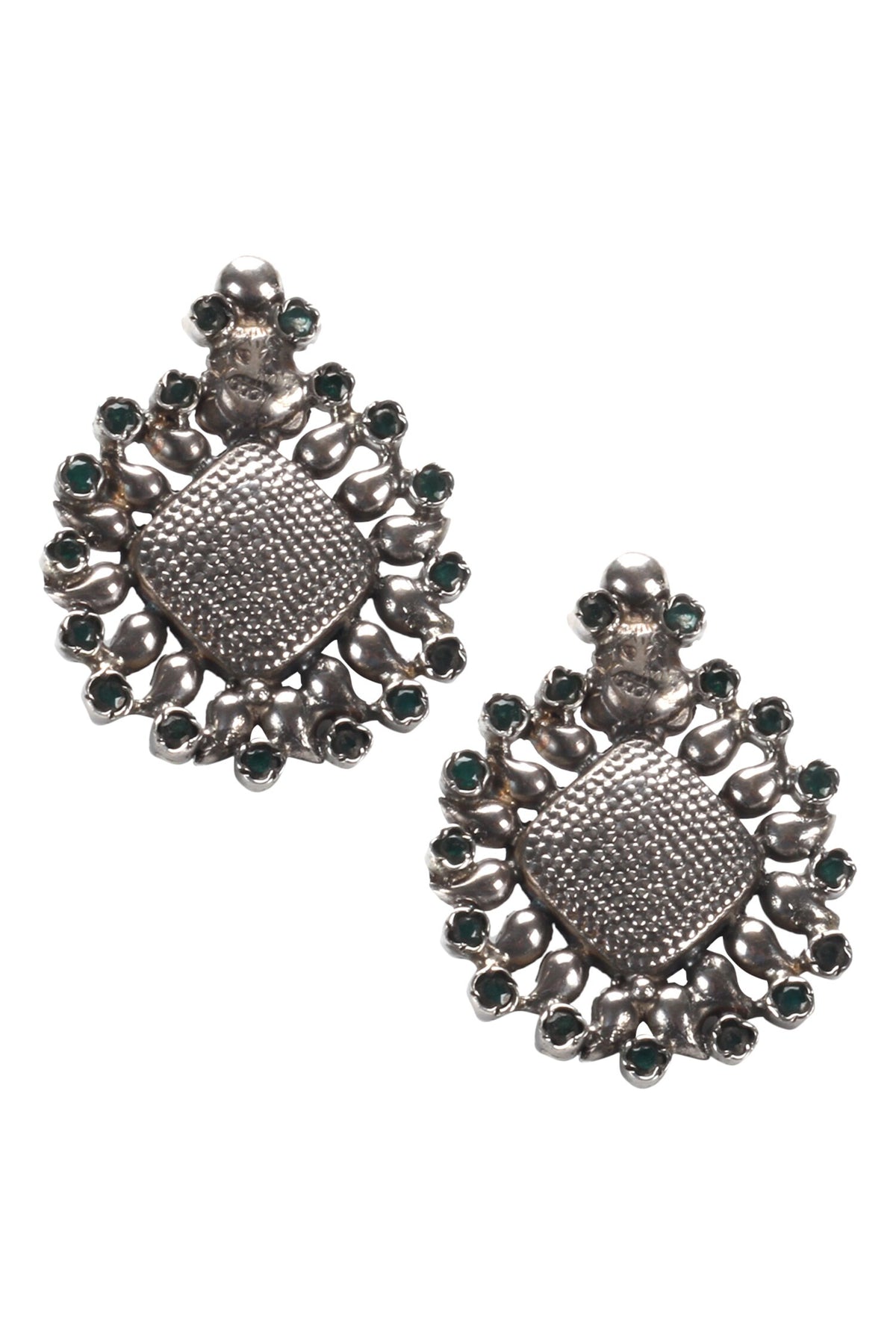 Handmade Stone Stud Earrings 
