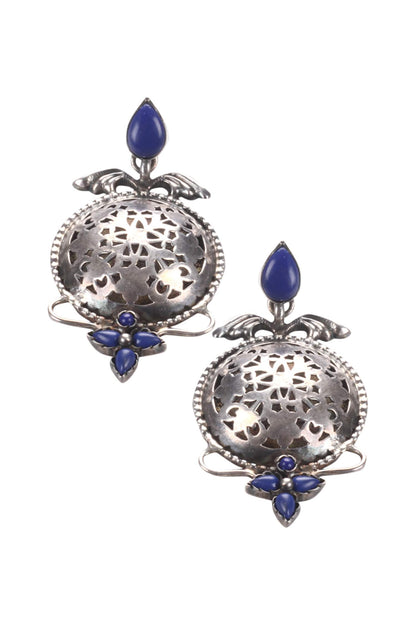 Handmade Stone Cutwork Danglers 