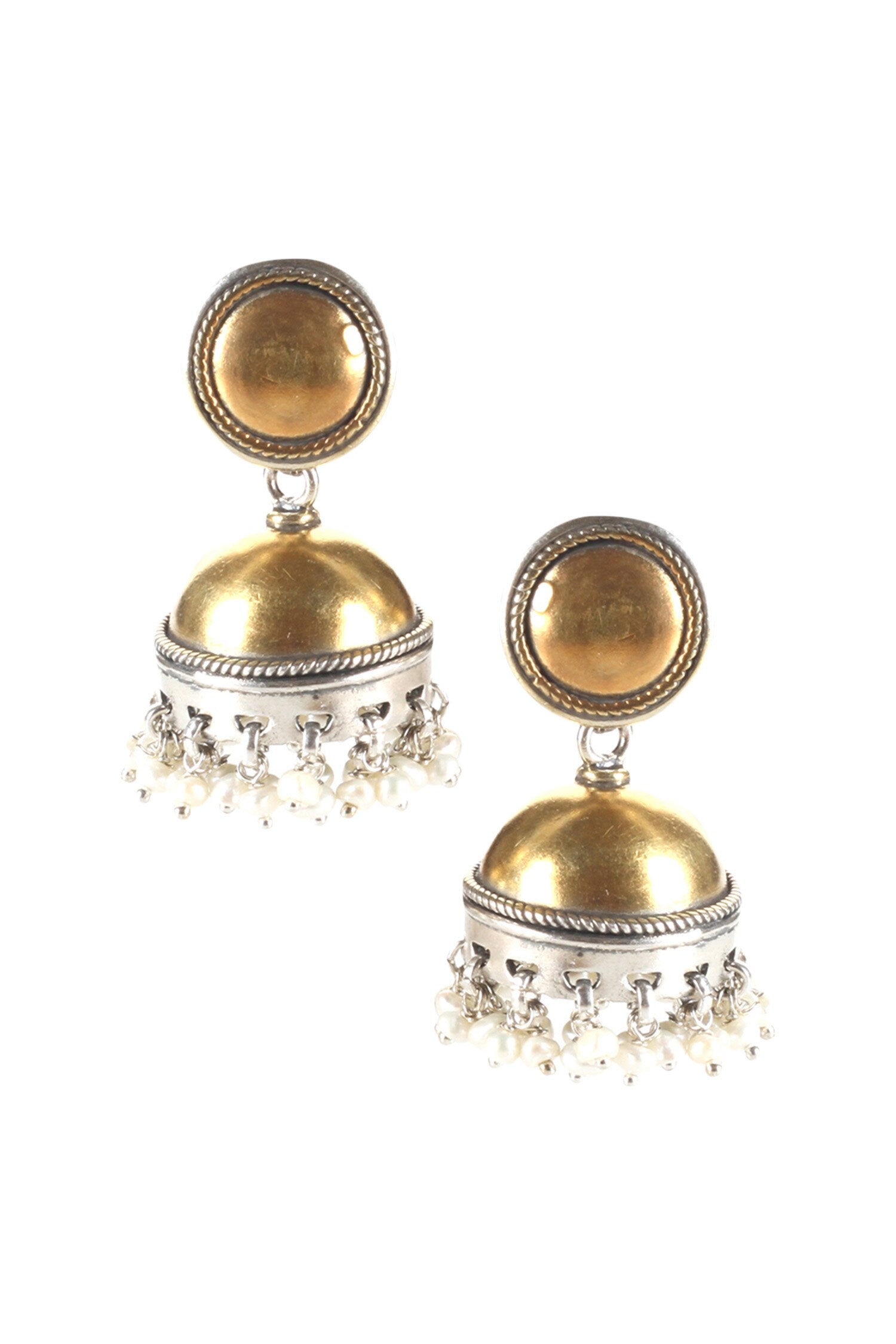 Handmade Bead Drop Jhumkas 