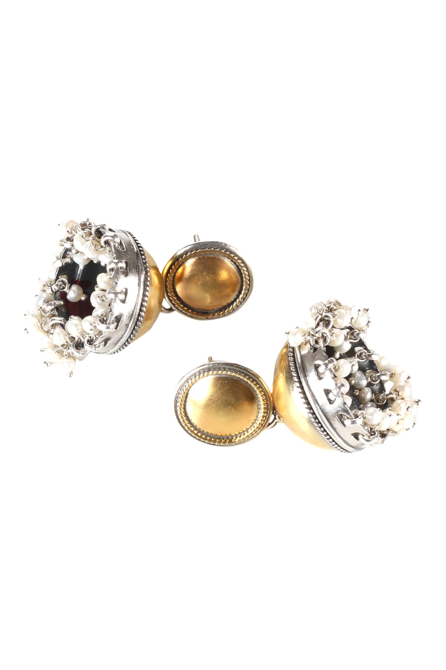 Handmade Bead Drop Jhumkas 