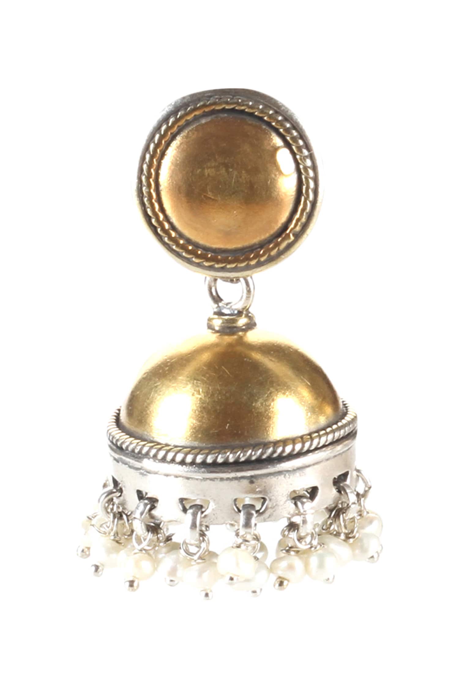 Handmade Bead Drop Jhumkas 