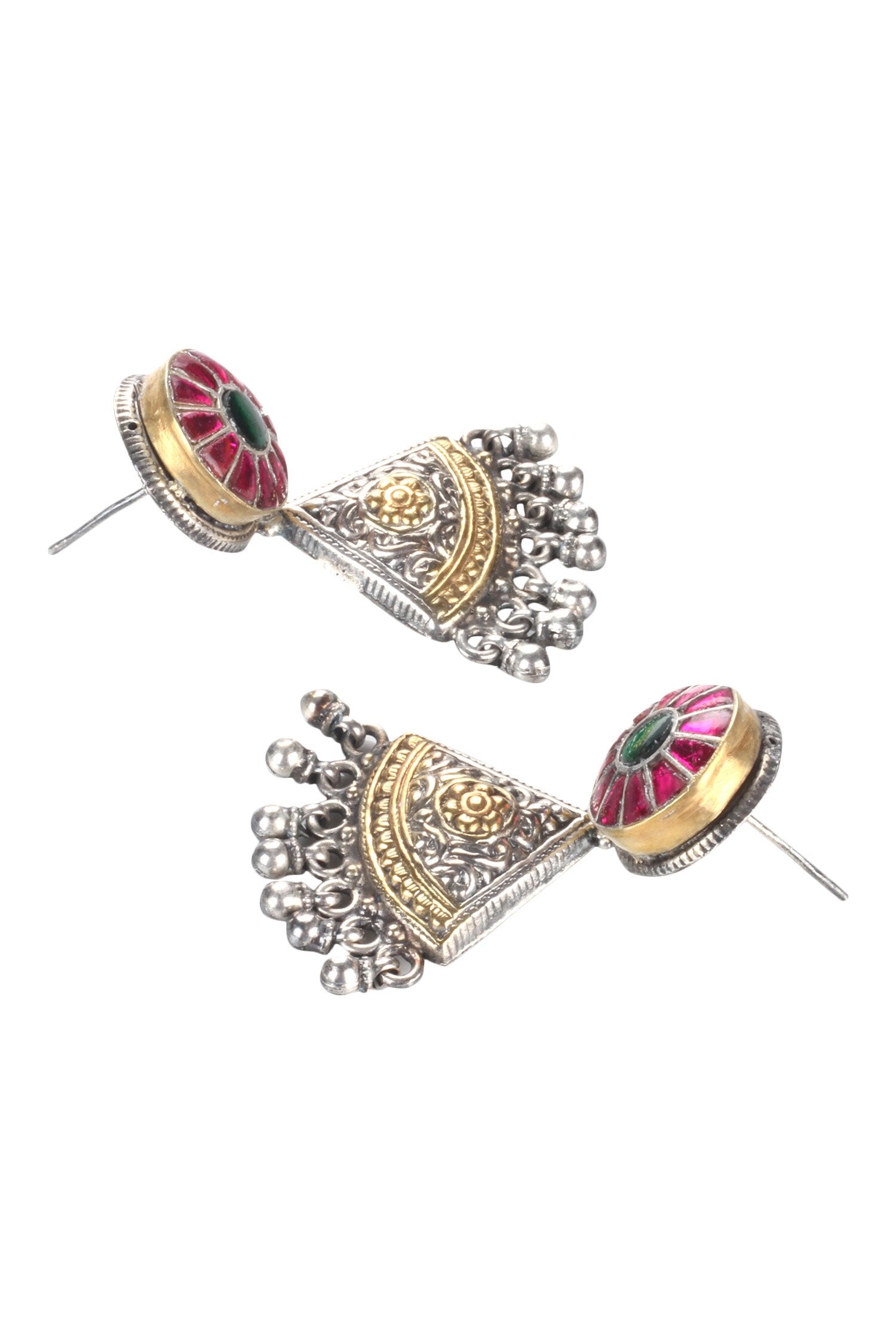 Handmade Bead Drop Jhumkas 