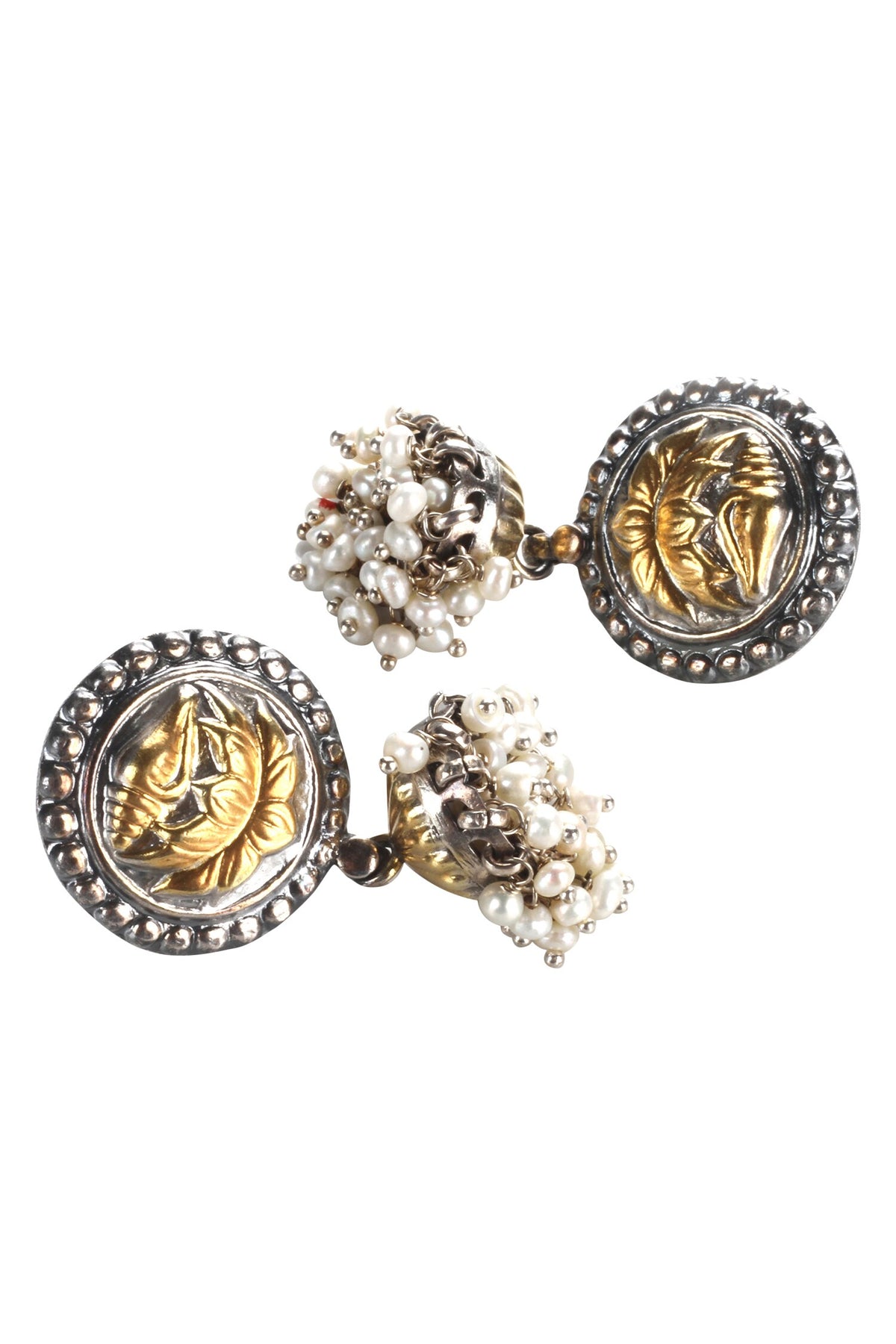 Handmade Bead Drop Jhumkas 