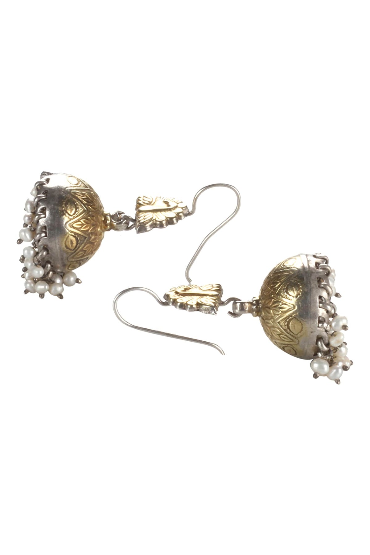 Handmade Bead Drop Jhumkas 