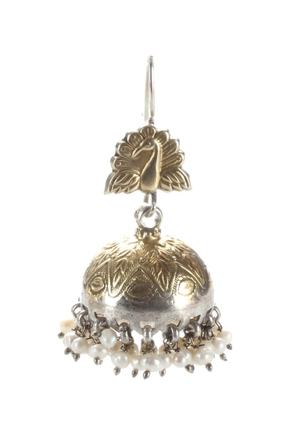 Handmade Bead Drop Jhumkas 