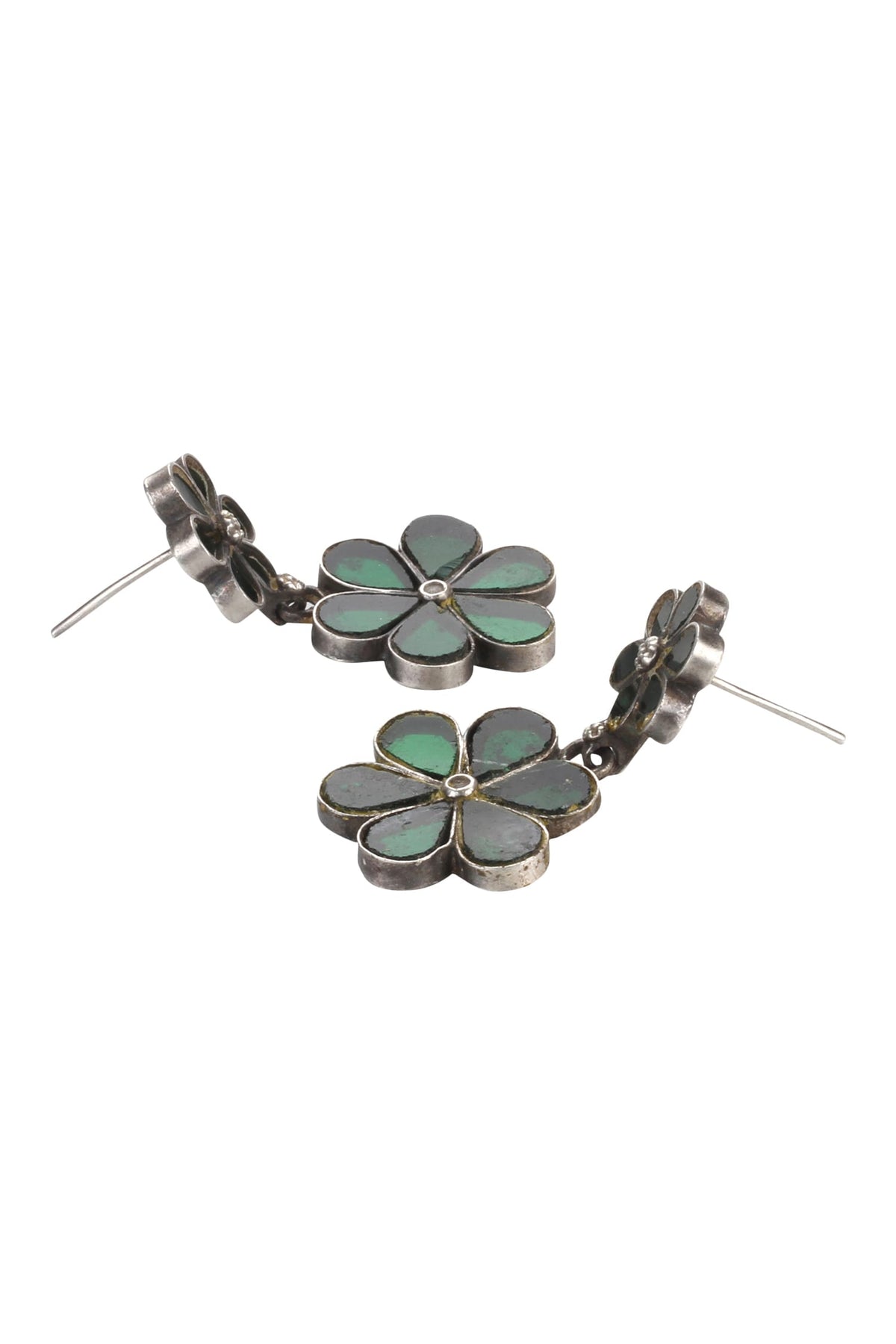 Handmade Floral Tiered Danglers 