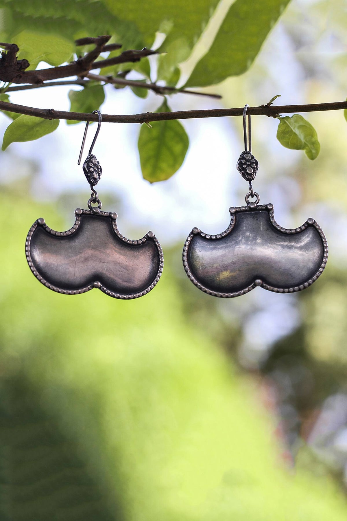 Handmade Carved Danglers 