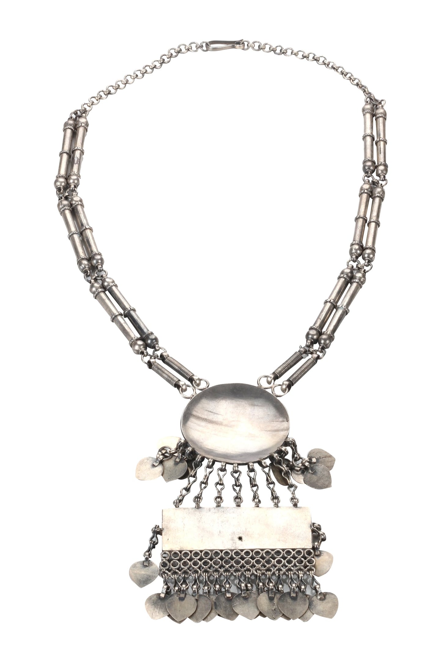 Handmade Carved Pendant Necklace 
