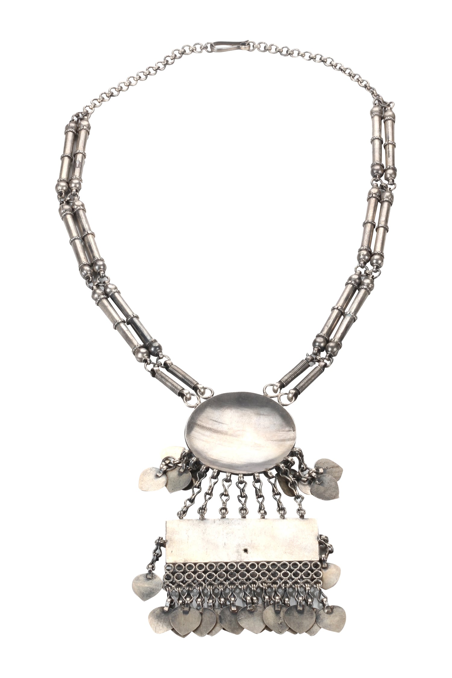 Handmade Carved Pendant Necklace 
