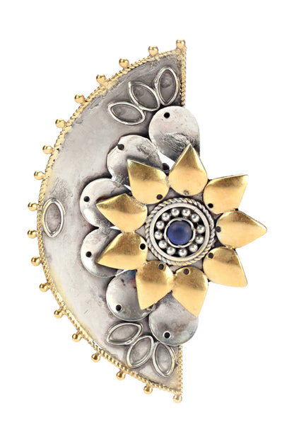 Handmade Floral Statement Studs 
