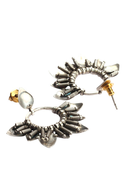 Handmade Hoop Danglers 