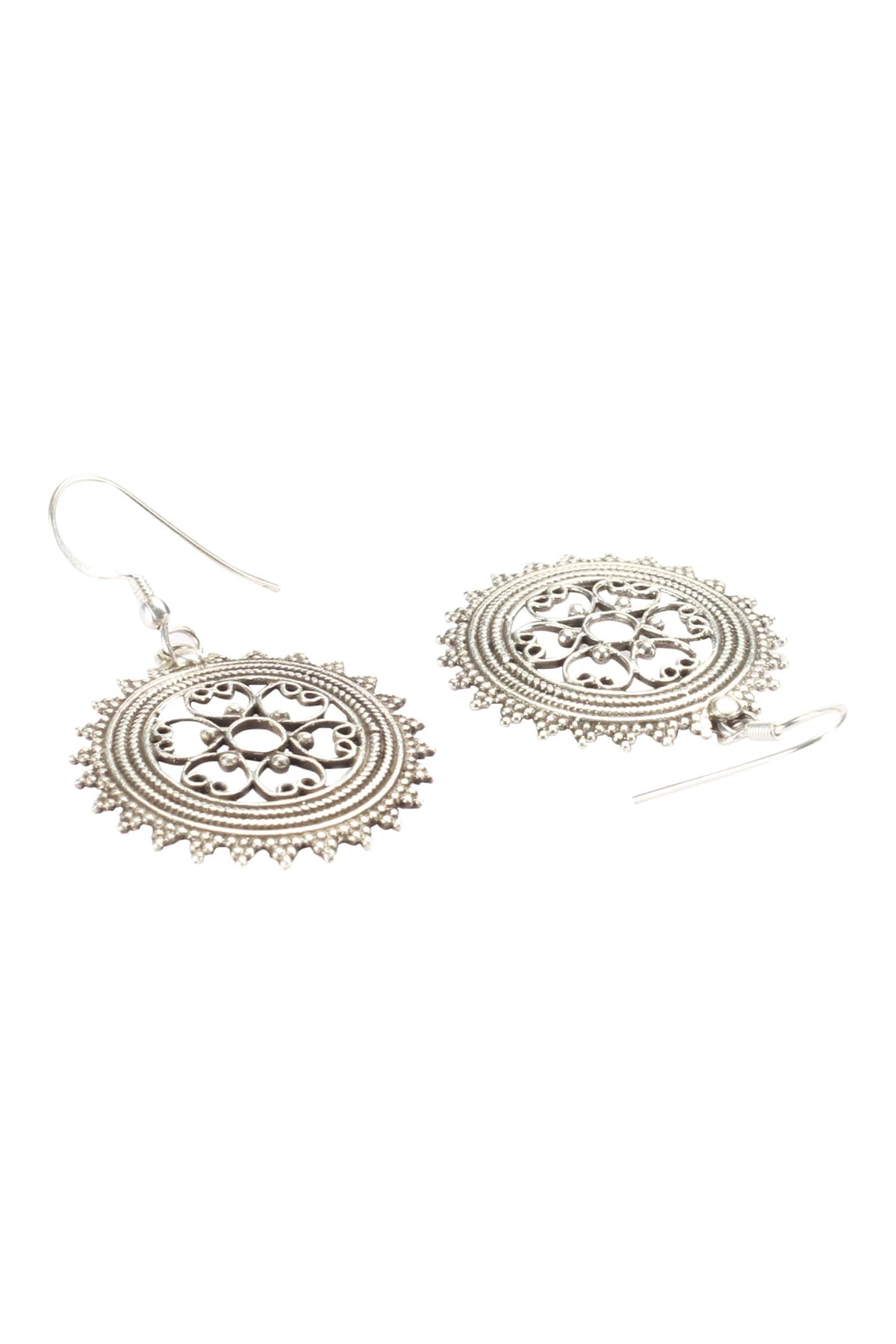 Handmade Circular Danglers 