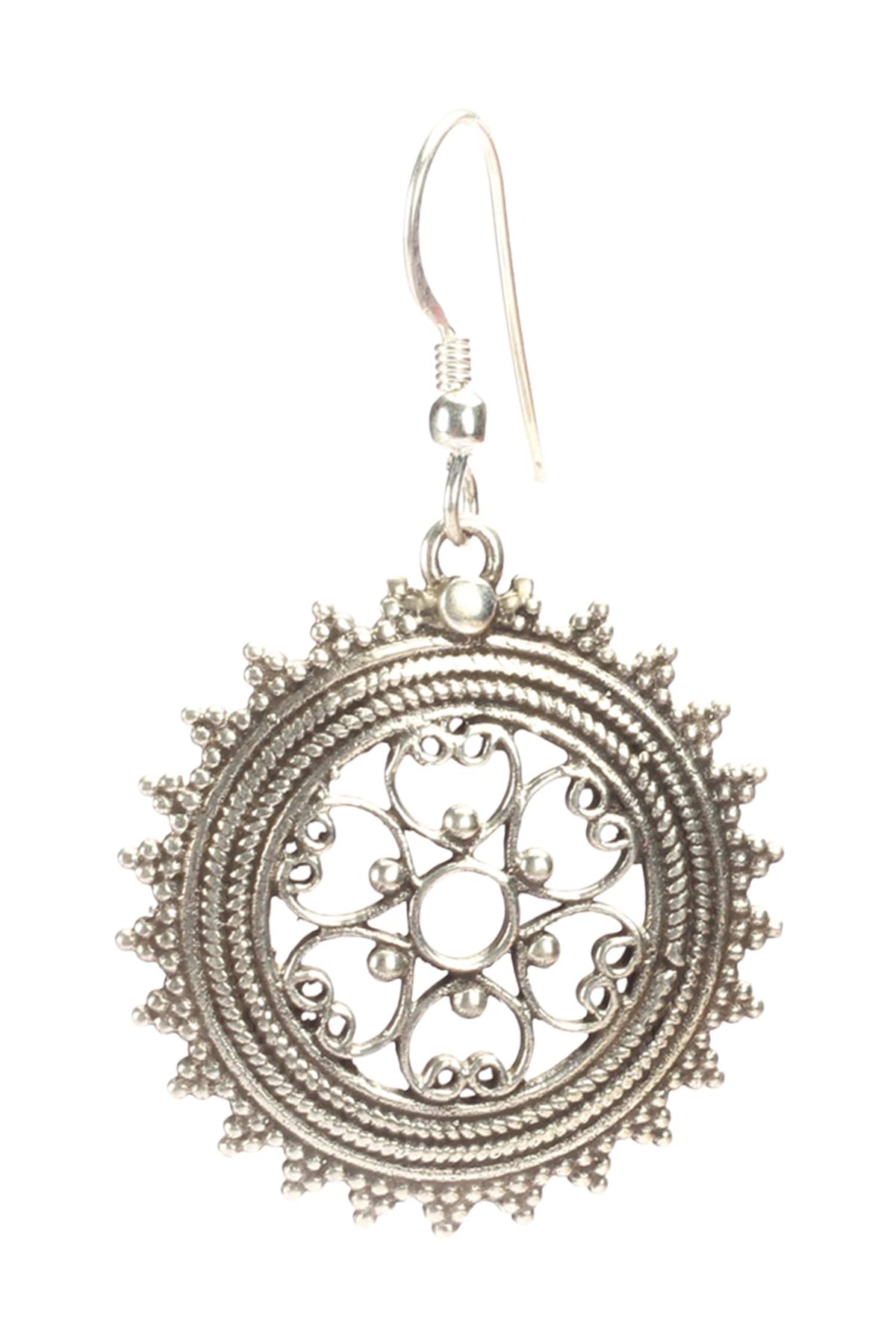 Handmade Circular Danglers 