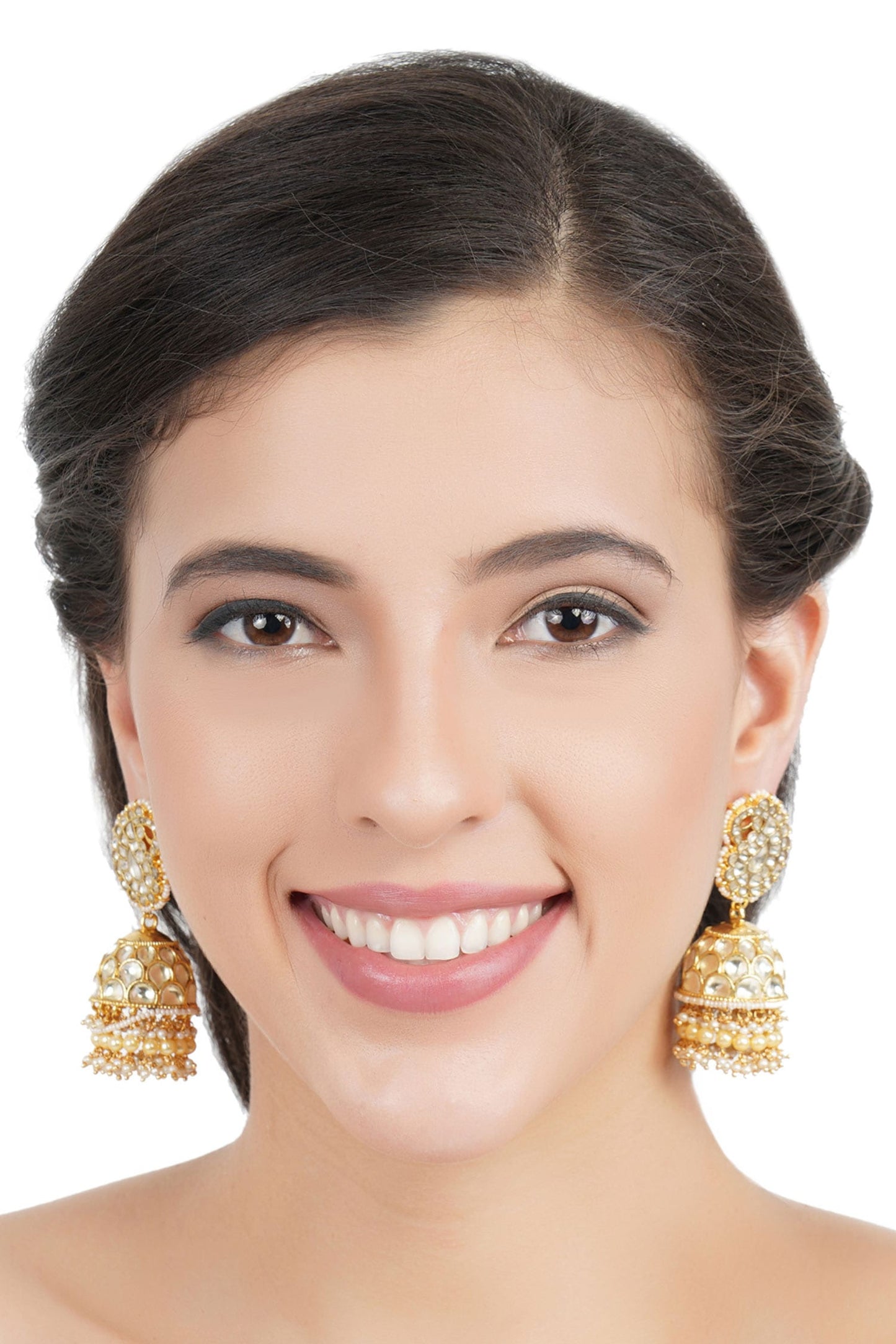 Kundan Paisley Jhumkas 