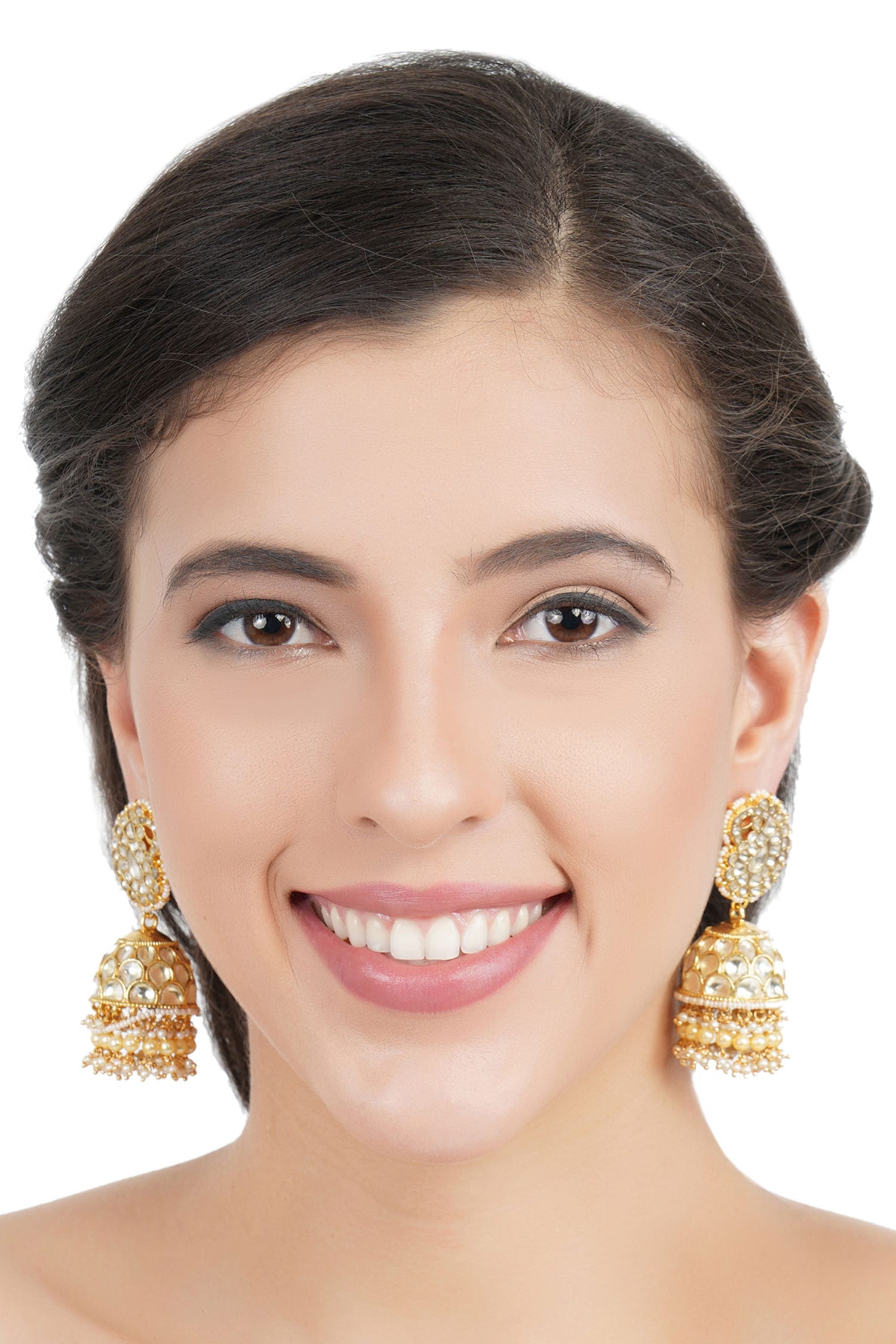 Kundan Paisley Jhumkas 