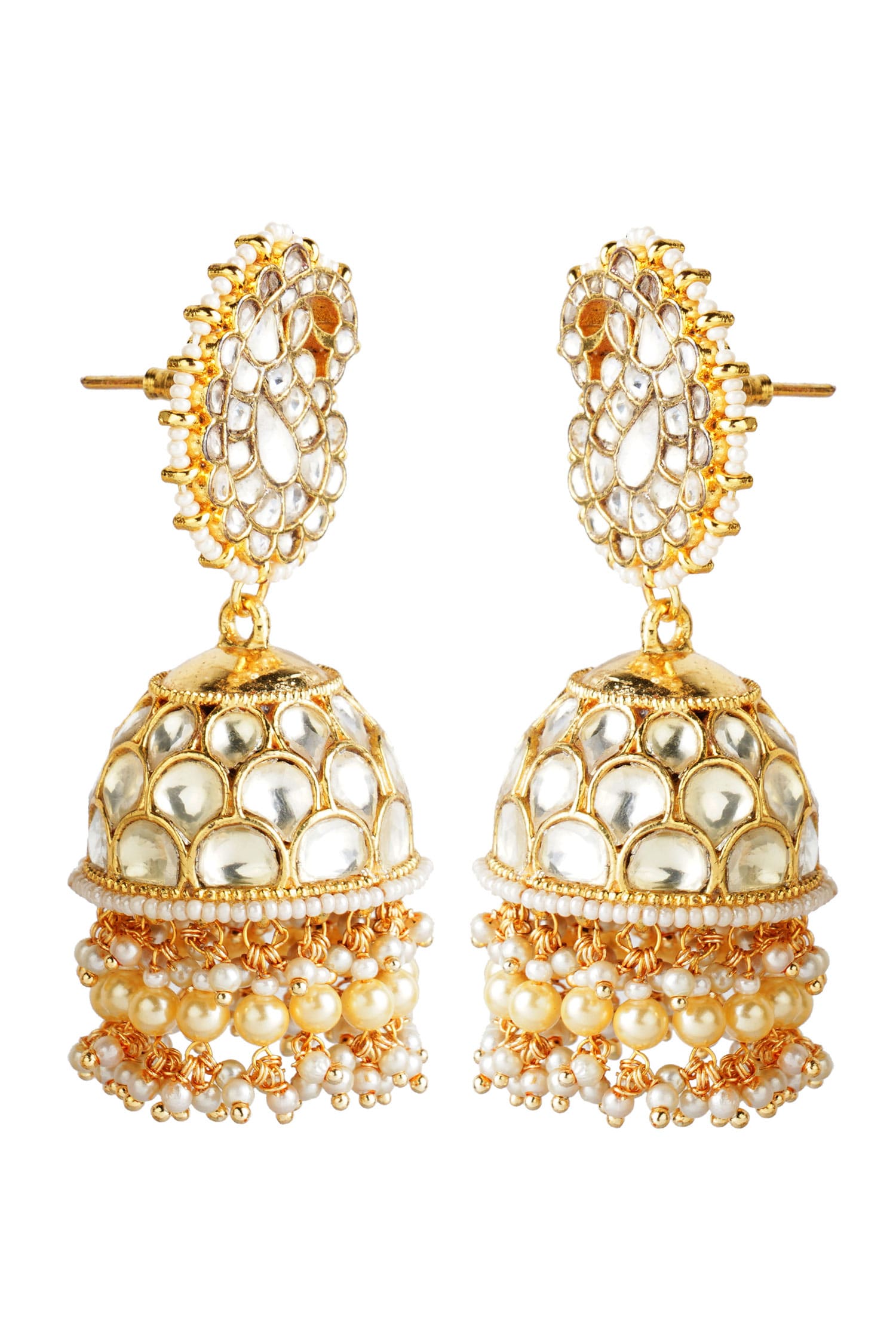 Kundan Paisley Jhumkas 
