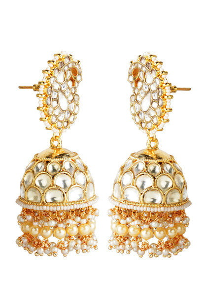 Kundan Paisley Jhumkas 
