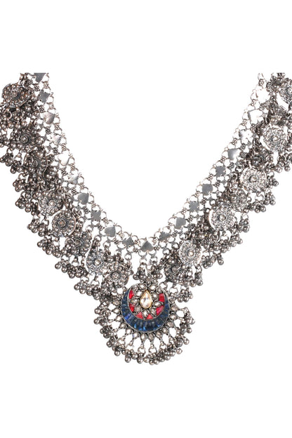 Handmade Kundan Pendant Necklace 