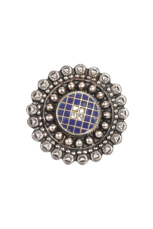 Handmade Floral Kundan Ring 