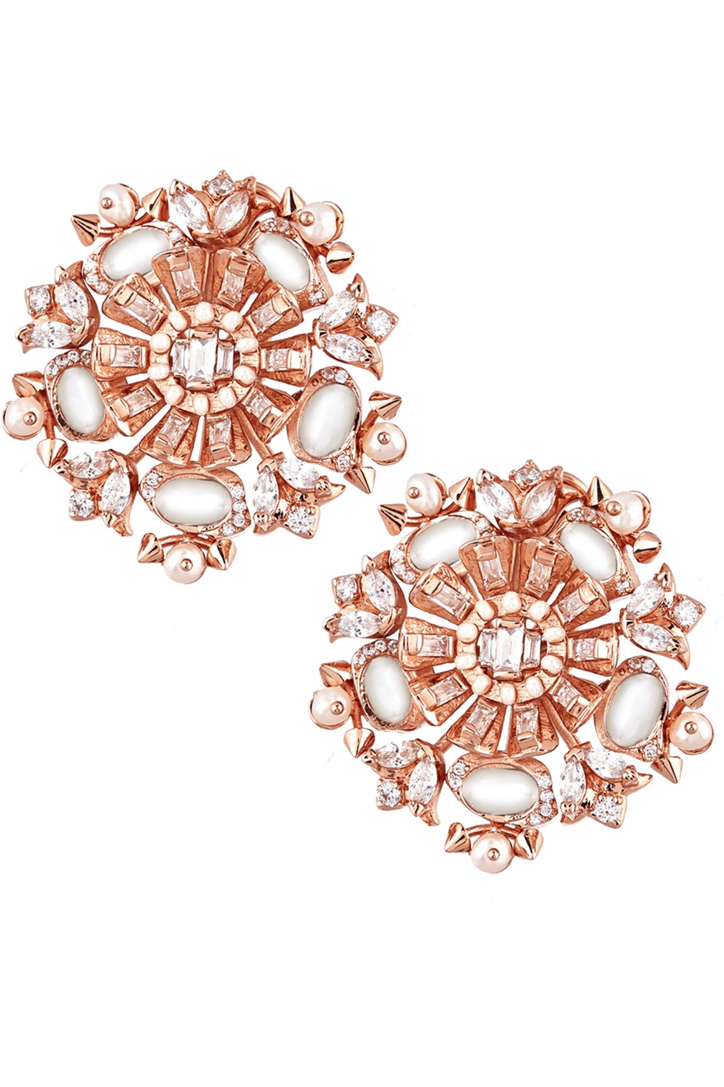Cendrillon Crystal Rouge Studs 