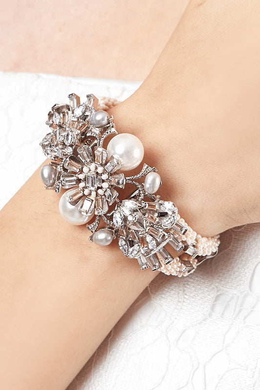Riviera Bead Noir Cuff 