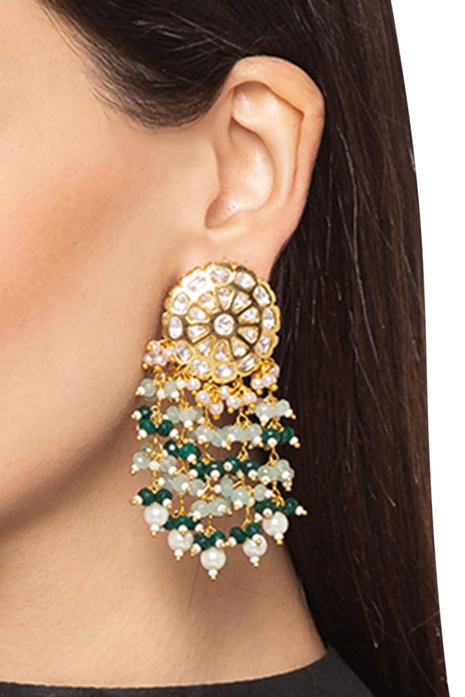 Tiered Bead Drop Danglers 