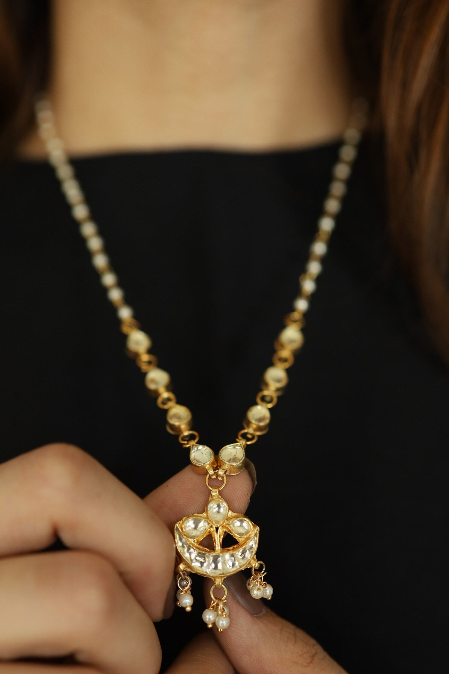 Kundan Pendant Necklace 