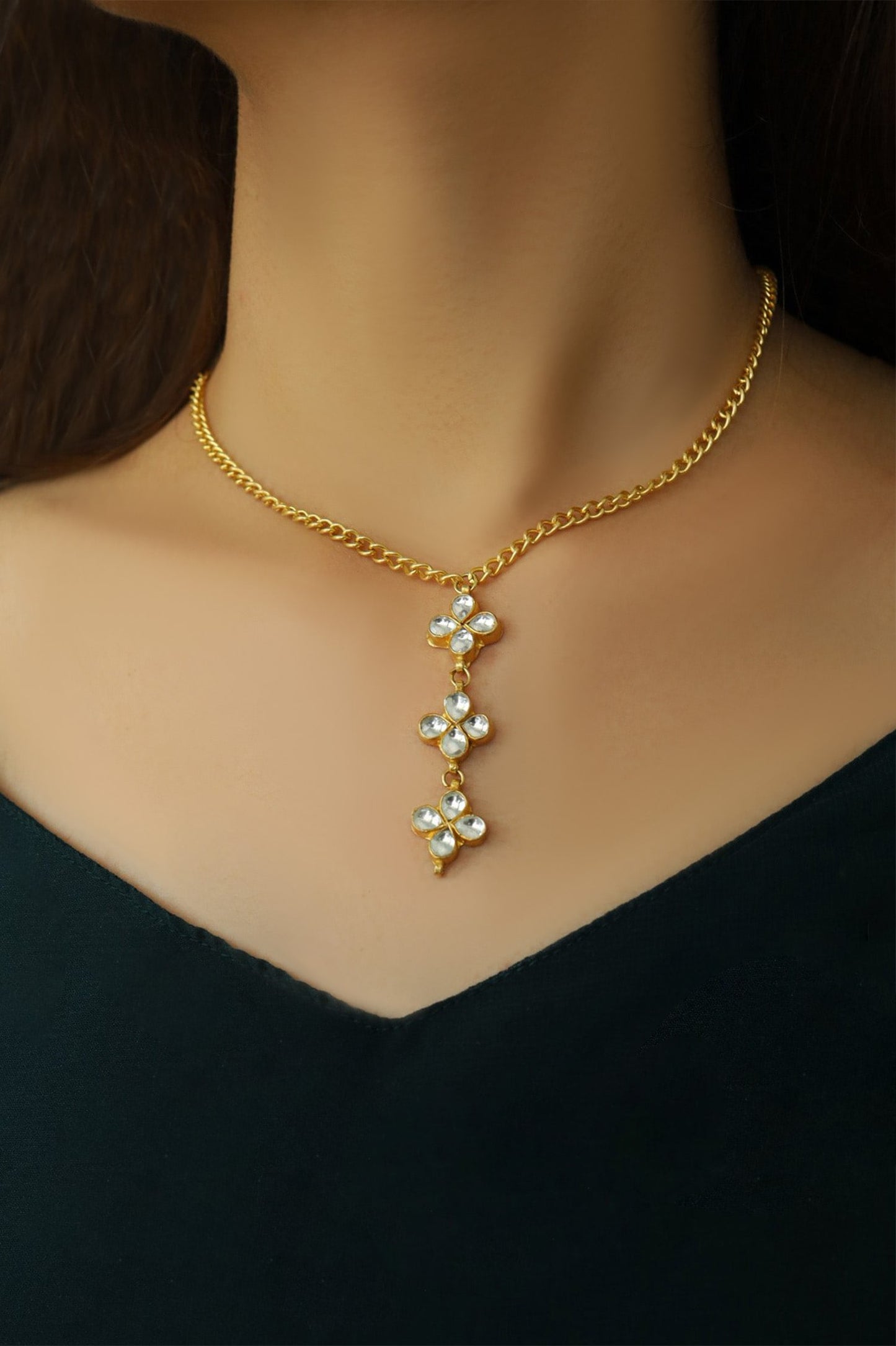 Kundan Pendant Necklace 