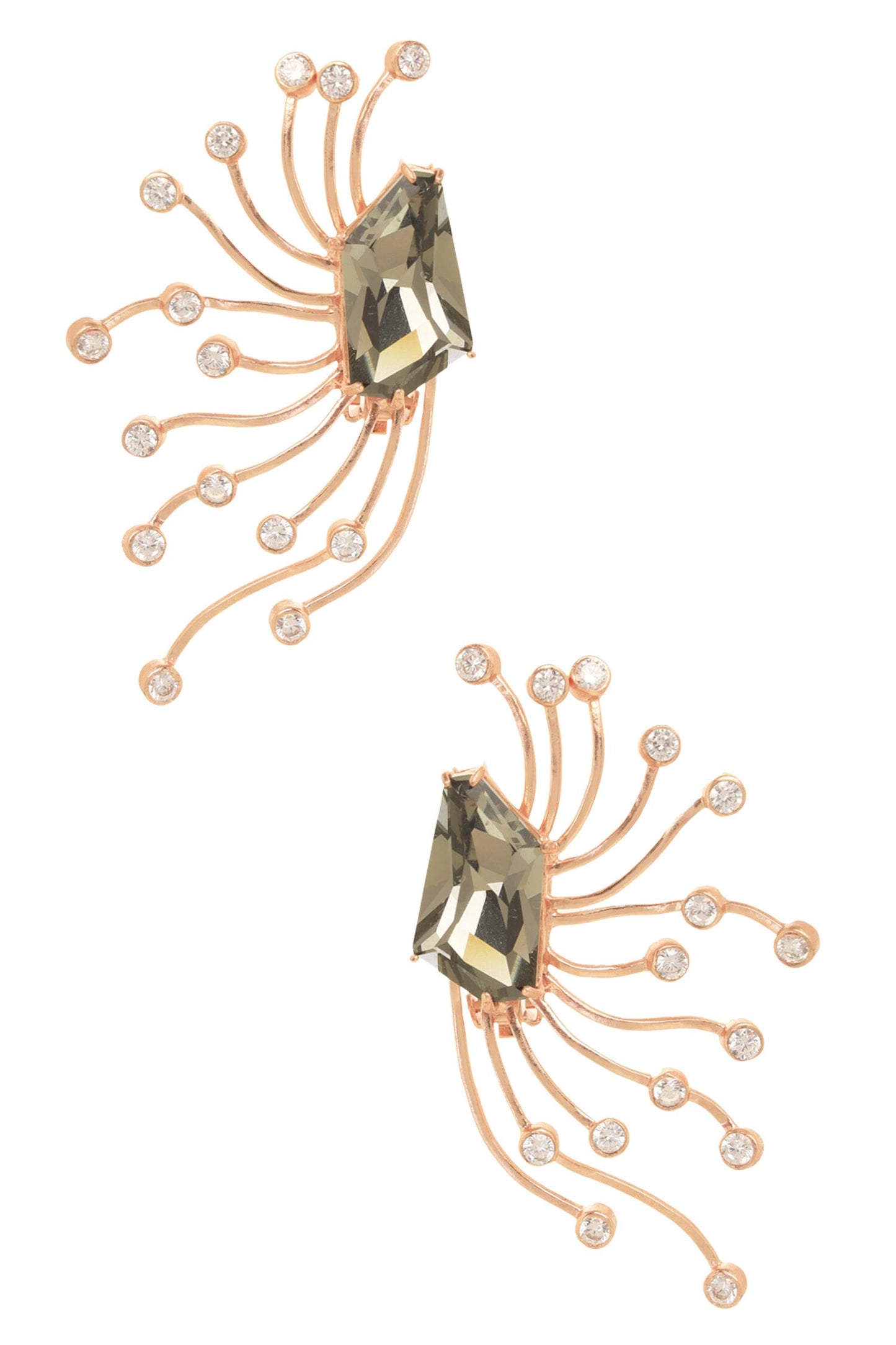 Structured Tentacle Earrings 