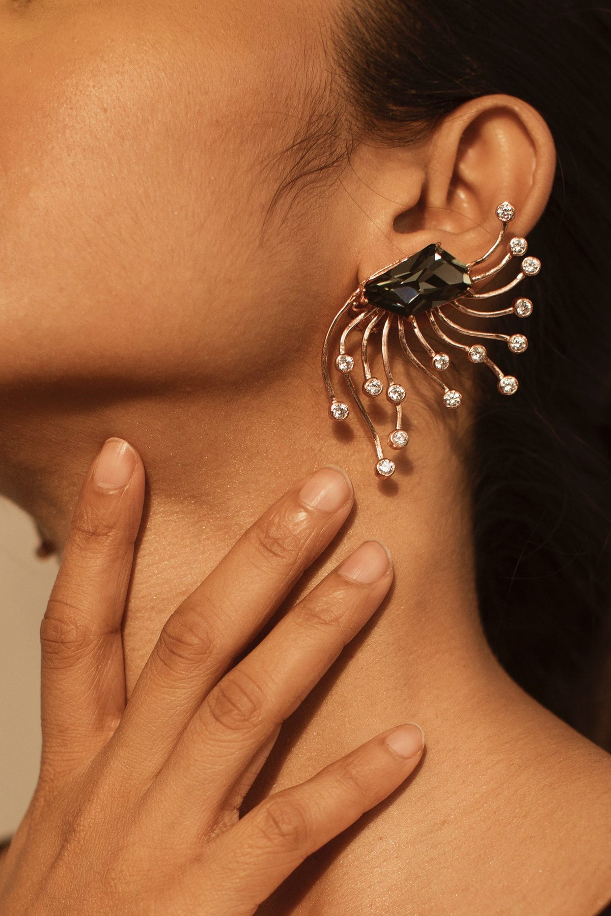 Structured Tentacle Earrings 